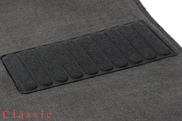 Коврики текстильные "Классик" для Kia Cerato Koup (купе / TD) 2008 - 2013, темно-серые, 5шт.