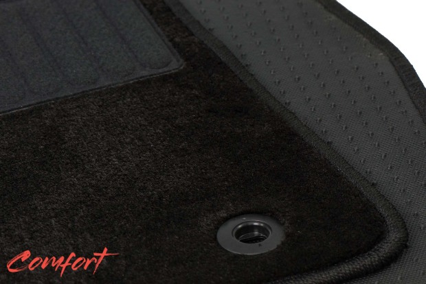 Коврики текстильные "Комфорт" для BMW 1-Series II (хэтчбек 5 дв / F20) 2015 - 2017, черные, 4шт.