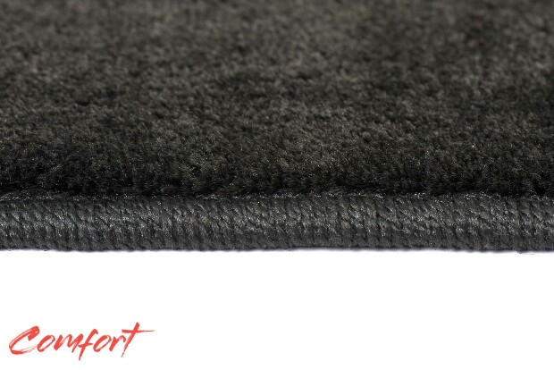Коврики текстильные "Комфорт" для Nissan Juke (suv / YF15) 2011 - 2020, черные, 5шт.