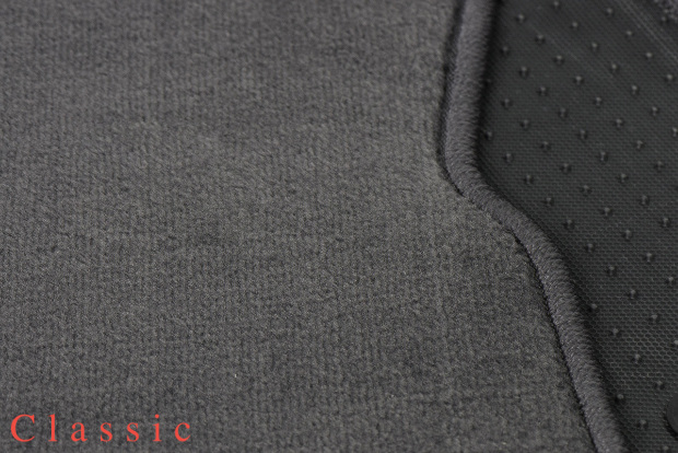 Коврики текстильные "Классик" для Kia Cerato III (седан / YD) 2013 - 2016, темно-серые, 5шт.