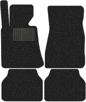 Коврики текстильные "Классик" для BMW 5-Series IV (седан / E39) 2000 - 2003, темно-серые, 4шт.