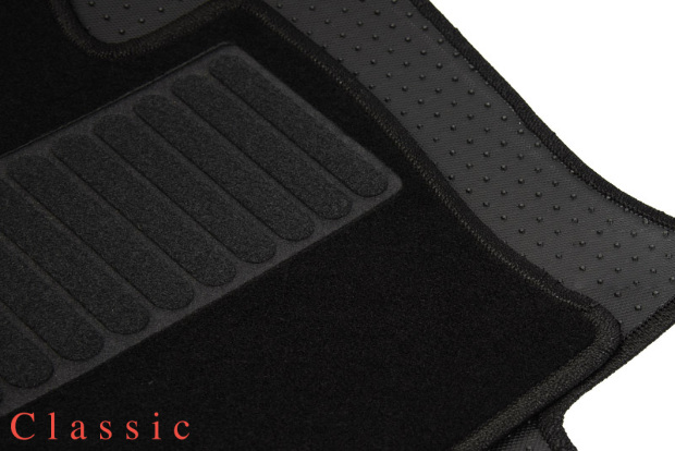 Коврики текстильные "Классик" для BMW 5-Series (седан / E39) 2000 - 2003, черные, 4шт.