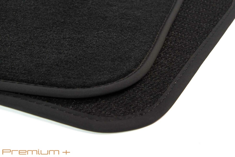 Коврики текстильные "Премиум+" для Lexus LX570 (suv / J200) 2012 - 2015, черные, 3шт.