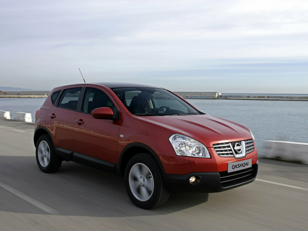 Коврики текстильные "Классик" для Nissan Qashqai I (suv / J10) 2006 - 2010, черные, 2шт.