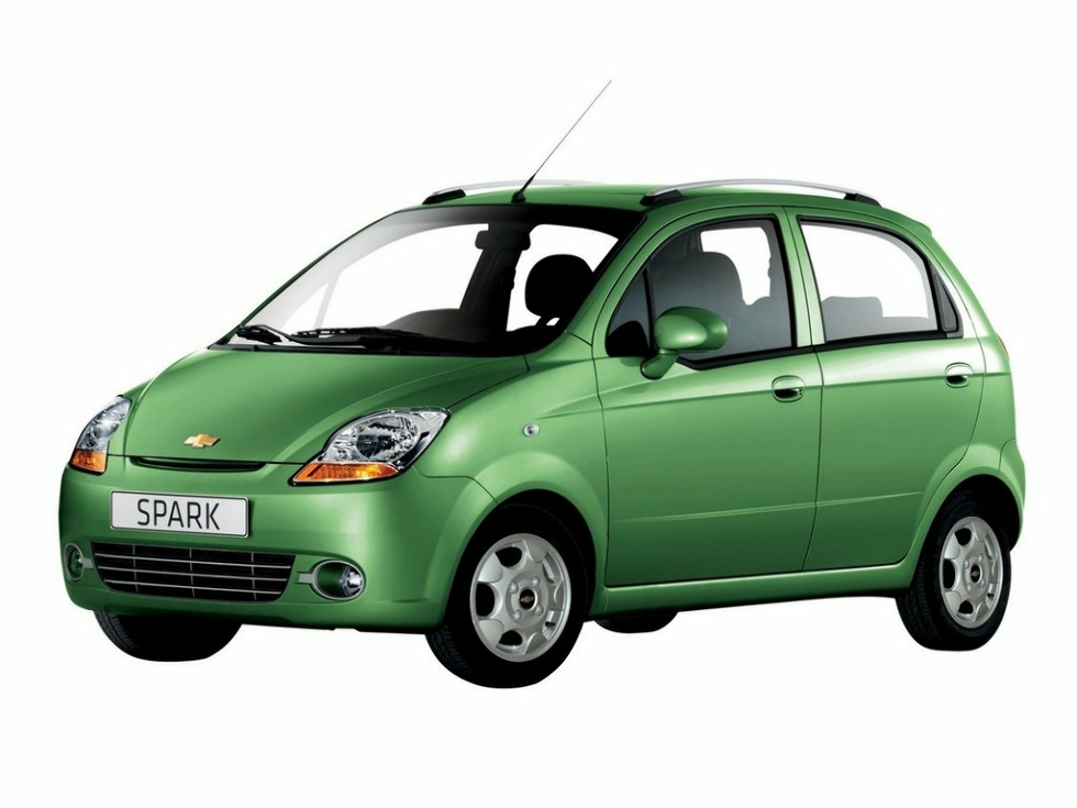 Коврики текстильные "Комфорт" для Chevrolet Spark II (хэтчбек 5 дв / M200) 2005 - 2010, ые, 4шт.