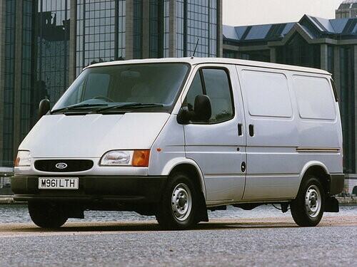 Коврики ЭВА "EVA сота" для Ford Transit IV (грузовик) 1986 - 2000, черные, 2шт.