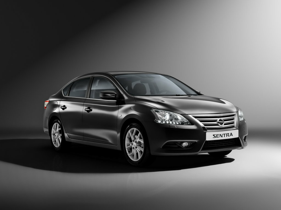 Коврики текстильные "Классик" для Nissan Sentra (седан / B17) 2014 - 2017, темно-серые, 4шт.